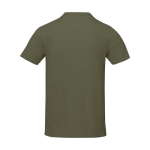 Herren-T-Shirt aus Baumwolle 160 g/m² Elevate Life farbe olivgrün zweite Rückansicht