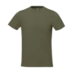 Herren-T-Shirt aus Baumwolle 160 g/m² Elevate Life farbe olivgrün zweite Vorderansicht