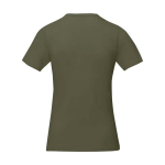 Damen-T-Shirt aus Baumwolle 160 g/m² Elevate Life farbe olivgrün zweite Rückansicht