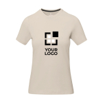 Damen-T-Shirt aus Baumwolle 160 g/m² Elevate Life Ansicht mit Druckbereich