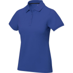 Damen-Poloshirt Piqué 200 g/m² Elevate Life farbe blau