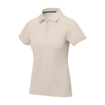 Damen-Poloshirt Piqué 200 g/m² Elevate Life farbe sandbraun