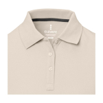 Damen-Poloshirt Piqué 200 g/m² Elevate Life farbe sandbraun Detailansicht 1