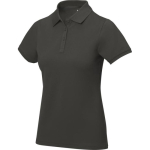Damen-Poloshirt Piqué 200 g/m² Elevate Life farbe anthrazit