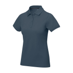 Damen-Poloshirt Piqué 200 g/m² Elevate Life farbe cyan-blau