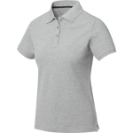 Damen-Poloshirt Piqué 200 g/m² Elevate Life farbe hellgrau
