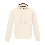 Unisex-Hoodie Strickstoff 300 g/m² Elevate Life farbe sandbraun zweite Vorderansicht