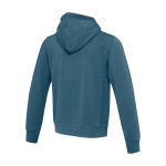 Unisex-Hoodie Strickstoff 300 g/m² Elevate Life farbe cyan-blau dritte Rückansicht