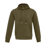 Unisex-Hoodie Strickstoff 300 g/m² Elevate Life farbe olivgrün zweite Vorderansicht