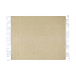 Extraweiche, warme Decke aus recyceltem Polyester 125 × 150 cm farbe beige zweite Vorderansicht
