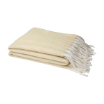 Extraweiche, warme Decke aus recyceltem Polyester 125 × 150 cm farbe beige