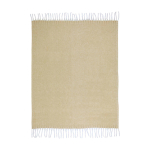 Extraweiche, warme Decke aus recyceltem Polyester 125 × 150 cm farbe beige dritte Vorderansicht