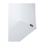 Manueller RPET-Regenschirm 21” Pongee mit Holzgriff Ø99 cm farbe weiß Detailansicht 2