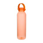Flasche aus recyceltem Kunststoff mit Silikongriff 630 ml farbe orange