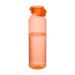 Flasche aus recyceltem Kunststoff mit Silikongriff 630 ml farbe orange zweite Ansicht