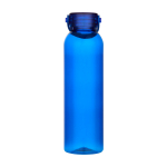 Flasche aus recyceltem Kunststoff mit Silikongriff 630 ml farbe köngisblau zweite Vorderansicht