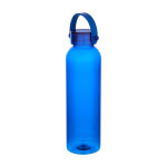 Flasche aus recyceltem Kunststoff mit Silikongriff 630 ml farbe köngisblau