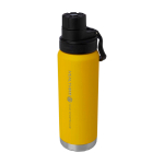 Doppelwandige Öko-Flasche mit auslaufsicherem Schraubdeckel 700 ml farbe dunkelgelb Druckansicht des Logos 2
