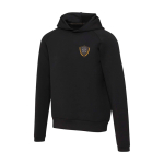 Unisex-Sport-Sweatshirt mit Stretch 350 g/m² Elevate Life farbe schwarz Ansicht mit Siebdruck