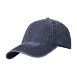 Casual-Cap aus gewaschenem, recyceltem Baumwollstoff 245 g/m² farbe marineblau