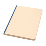 Softcover-Notizbuch aus Zuckerrohr und RPET A5, liniert farbe marineblau