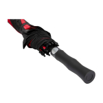 Windfester Golf-Regenschirm 30” zweifarbig Polyester Ø106 cm farbe rot Detailansicht 3