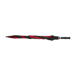 Windfester Golf-Regenschirm 30” zweifarbig Polyester Ø106 cm farbe rot dritte Vorderansicht