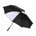 Windfester Golf-Regenschirm 30” zweifarbig Polyester Ø106 cm farbe weiß