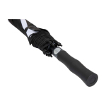 Windfester Golf-Regenschirm 30” zweifarbig Polyester Ø106 cm farbe weiß Detailansicht 3