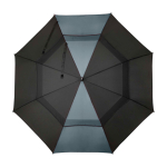 Windfester Golf-Regenschirm 30” zweifarbig Polyester Ø106 cm farbe grau zweite Vorderansicht