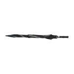 Windfester Golf-Regenschirm 30” zweifarbig Polyester Ø106 cm farbe grau dritte Vorderansicht