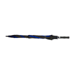Windfester Golf-Regenschirm 30” zweifarbig Polyester Ø106 cm farbe köngisblau dritte Vorderansicht