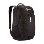 Laptop-Rucksack mit SafeEdge-Polsterung Thule Achiever 16” farbe schwarz Ansicht mit Transferdruck