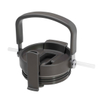 Recycelter Edelstahlbecher mit Multifunktionsdeckel 900 ml Detailansicht 1