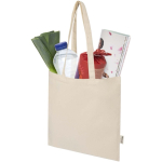 Einkaufstasche aus recycelter Baumwolle und RPET, 7 l, 140 g/m² farbe natürliche farbe zweite Ansicht
