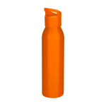 Einwandige recycelte Edelstahlflasche 650 ml farbe orange