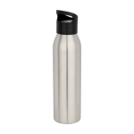 Einwandige recycelte Edelstahlflasche 650 ml farbe hellgrau