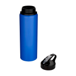 Einwandige recycelte Edelstahlflasche 800 ml farbe köngisblau zweite Ansicht