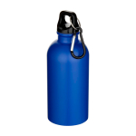 Einwandige matte recycelte Edelstahlflasche 400 ml farbe köngisblau