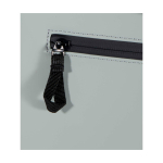 Wasserabweisender Rolltop-Rucksack aus Kunstleder für Laptop 15” farbe grau Detailansicht 1