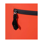 Wasserabweisender Rolltop-Rucksack aus Kunstleder für Laptop 15” farbe lachsfarbig Detailansicht 1