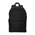 Nachhaltiger, wasserabweisender Urban-Rucksack 16 L für Laptop 14” farbe schwarz zweite Vorderansicht