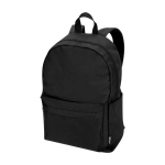 Nachhaltiger, wasserabweisender Urban-Rucksack 16 L für Laptop 14” farbe schwarz