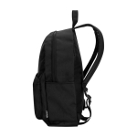 Nachhaltiger, wasserabweisender Urban-Rucksack 16 L für Laptop 14” farbe schwarz zweite Seitenansicht