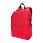 Nachhaltiger, wasserabweisender Urban-Rucksack 16 L für Laptop 14” farbe rot