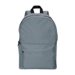 Nachhaltiger, wasserabweisender Urban-Rucksack 16 L für Laptop 14” farbe grau zweite Vorderansicht
