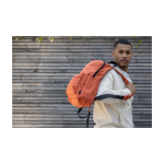 Nachhaltiger, wasserabweisender Urban-Rucksack 16 L für Laptop 14” farbe grau Lifestyle-Bild