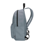 Nachhaltiger, wasserabweisender Urban-Rucksack 16 L für Laptop 14” farbe grau zweite Seitenansicht