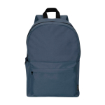 Nachhaltiger, wasserabweisender Urban-Rucksack 16 L für Laptop 14” farbe cyan-blau zweite Vorderansicht