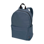 Nachhaltiger, wasserabweisender Urban-Rucksack 16 L für Laptop 14” farbe cyan-blau